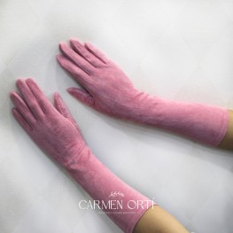 GUANTES LARGOS ROSA INTENSO