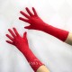 GUANTES LARGOS ROJO